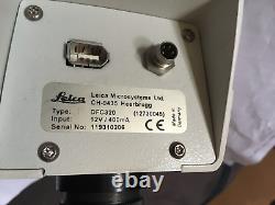 Leica DFC320 Digital Microscope Camera software Firewire C-Mount & cable