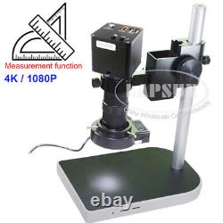 Measuring +Scale 100X 4K 1080P 60FPS HDMI Digital Industrial Microscope Camera