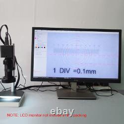 Measuring +Scale 100X 4K 1080P 60FPS HDMI Digital Industrial Microscope Camera