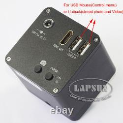 Measuring & Scale 12MP 1080P 60FPS FHD HDMI Digital Industrial Microscope Camera