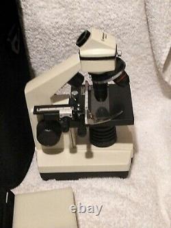 Microscope 20x-1280x Bresser BioLux AL & USB camera, and accessories