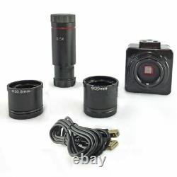 Microscope CMOS Camera HD 5MP USB Digital Electronic Eyepiece with C Mount Adapter