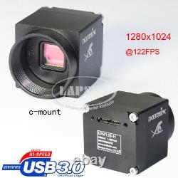 Mini USB 3.0 High Speed 122FPS C-mount Industrial Digital Microscope Camera Body