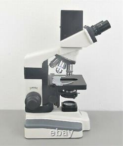 New National DC6-163 Compound Biological Microscope with Digital Camera & Accs