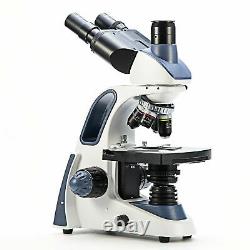 New SWIFT SW380T 40X-2500X Trinocular Compound Microscope with 5MP Digital Camera