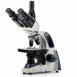New SWIFT SW380T-EP1 40X-2500X Trinocular Lab Compound Microscope with USB Camera