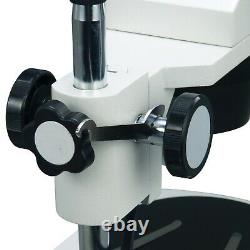 OMAX 20X-60X 5MP Digital Camera Binocular Stereo Student Microscope Dual Lights