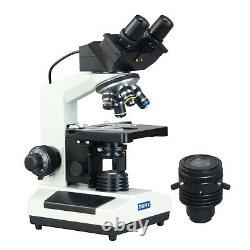 OMAX 2500X Built-in 3MP USB Digital Camera Binocular Compound Kohler Microscope