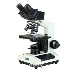 OMAX 2500X Built-in 3MP USB Digital Camera Binocular Compound Kohler Microscope
