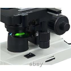 OMAX 2500X Digital Microscope 5MP Camera+Slide Preparation Kit+Book+Blank Slides