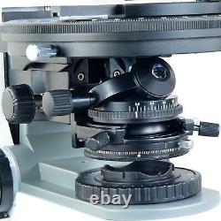 OMAX 40X-1000X PLAN Trinocular Infinity Polarizing Microscope+5MP Digital Camera
