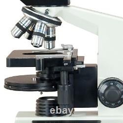 OMAX 40X-1600X Phase Contrast PLAN Objective+BF Microscope w 2MP Digital Camera
