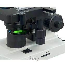 OMAX 40X-2000X Built-in 1.3MP Digital Camera Binocular Compound Microscope +Case