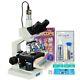 Omax 40x-2000x Digital Lab Led Microscope+1.3mp Camera+slides+book+cleaning Kit