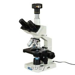 OMAX 40X-2000X Digital Lab Trinocular Compound LED Microscope + 5MP USB Camera