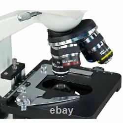 OMAX 40X-2500X Binocular LED Microscope +Built-in 1.3MP Digital Camera + Slides
