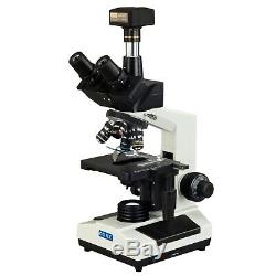 OMAX 40X-2500X Biological Compound Trinocular Microscope w 14MP Digital Camera