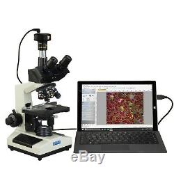 OMAX 40X-2500X Darkfield Biological Trinocular Microscope + 10MP Digital Camera
