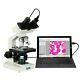 Omax 40x-2500x Led Digital Lab Binocular Compound Microscope With 3mp Camera