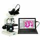 Omax 40x-2500x Led Digital Lab Binocular Compound Microscope With 5mp Camera