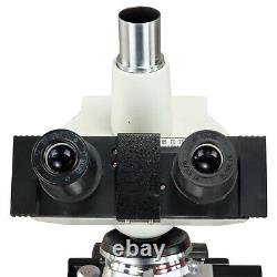 OMAX 40X-2500X LED Digital Lab Trinocular Compound Microscope with 1.3MP Camera