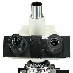 OMAX 40X-2500X LED Digital Lab Trinocular Compound Microscope with 5MP Camera