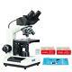 Omax Built-in 3mp Digital Camera Compound Microscope+slides+covers+lens Paper