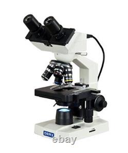 OMAX MD82ES10 40X-2000X Digital LED Compound Microscope, Built-in 1.3MP Camera