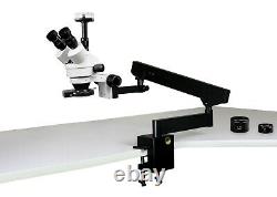 Parco 3.5X-90X Simul-Focal Trinocular Zoom Stereo Microscope, 10MP Digital Camera
