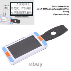 Portable Digital Magnifier 5in Color LCD 800x480 3X To 48X Dual Camera Scree BLW