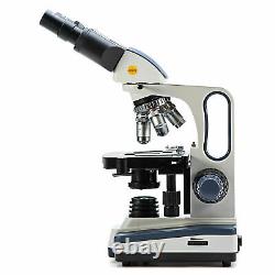 SWIFT 40-2500X Binocular Lab Compound Microscope LED Light Digital with 5MP Camera
