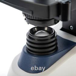 SWIFT 40X-2500X LED Binocular Compound Microscope with Digital Camera + 25 Slides