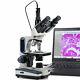 Swift 40x-2500x Led Lab Vet Trinocular Compound Light Microscope Digital Camera