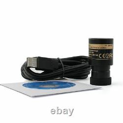 SWIFT 40X-2500X Lab Trinocular Compound Microscope LED with 5MP USB Digital Camera