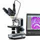 Swift Trinocular Compound Microscope 40x-2500x Led Digital Lab With 5mp Camera