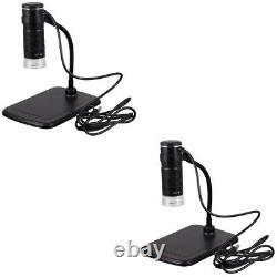 Set of 2 Microscope Camera Mobile Phone High-resolution Digital Miss