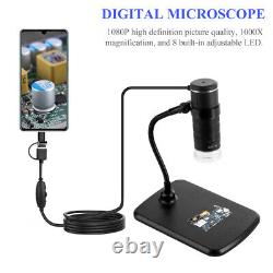 Set of 2 Microscope Camera Mobile Phone High-resolution Digital Miss