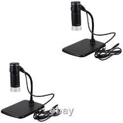 Set of 2 Microscope Camera Mobile Phone High-resolution Digital Miss