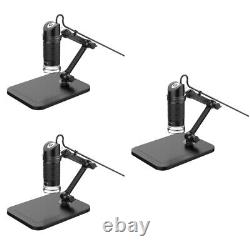 Set of 3 Portable Folding Microscope Magnification Digital Cameras Number