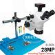 Simul-focal 8x-50x Trinocular Industry Stereo Microscope Set 8050t 28mp Camera