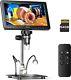 Tomlov 10.1 Hdmi Digital Microscope, 20mp, 5x-1500x Zoom, Ideal For Soldering