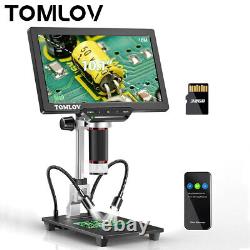 TOMLOV 1300X LCD Digital Microscope 16MP Coin Microscope with Screen for Adults