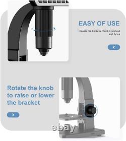 TOMLOV 2000X USB Electronics Repair Microscope Coin Magnifier with Ring Light