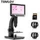 Tomlov 7'' Usb Digital Microscope 2000x Biological Microscope For Kids Students