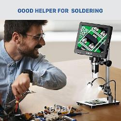 TOMLOV Coin Microscope Magnifier 1200X LCD Soldering Microscope for Adult Kids