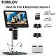 Tomlov Coin Microscope Soldering Microscope Coin Magnifier With Light For Adults