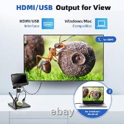 TOMLOV DM03 7 HDMI LCD Digital Microscope 1200X 1080P HD Screen Coin Microscope