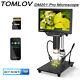 Tomlov Digital Microscope 1200x Lcd Coin Micro Soldering Microscope With Screen