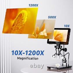 TOMLOV Digital Microscope 1200X USB Coin Microscope Magnifier Electronics Repair