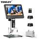 Tomlov Hdmi Digital Microscope 1500x 10.1 Screen Video Microscope For Pc View